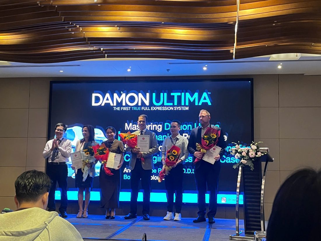 Mastering Damon Ultima certificate ceremony